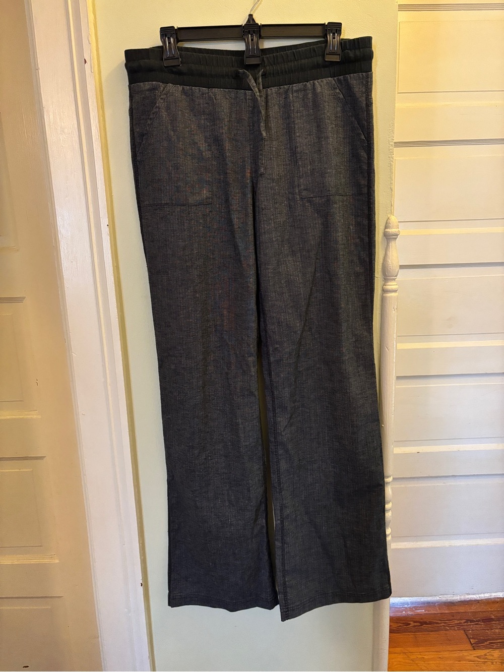 Prana Gray and black hemp pants - medium
